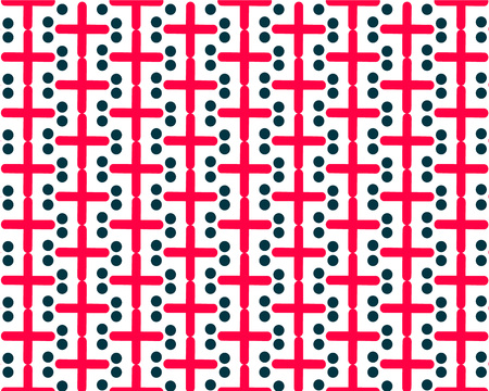 abstract geometric background red lines repeating pattern for design, web, textile, print, poster,の写真素材