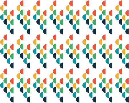 geometric pattern design element poster, Wallpaper, print for textiles, printing, webのイラスト素材