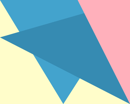 blue, light blue, yellow, pink vector blurred rectangular background. Geometric background with...