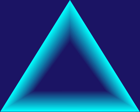 abstract background neon bright blue triangle Glowing futuristic lines in a dark space with a modern concept. Generics presentations. Vector layout EPS10. Advertising design of brochures, blurred effect on the purple-blue background party event flyer, business card, element of the website. Holiday, Fabric, Cover, Fashion Picture.のイラスト素材