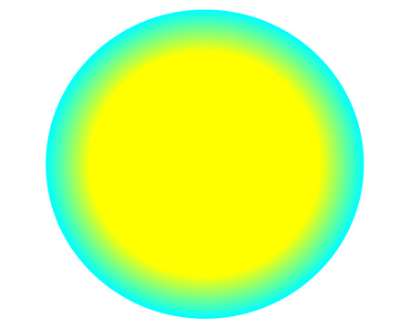 neon yellow blue circle ball on white background Glowing futuristic lines in a dark space with a modern concept. Generics presentations. Vector layout EPS10. Advertising design of brochures, blurred effect on the purple-blue background party event flyer, business card, element of the website. Holiday, Fabric, Cover, Fashion Picture.のイラスト素材