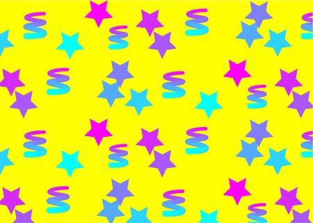 illustration of bright color abstract background pattern with gradient line texture for minimal dynamic cover design.のイラスト素材