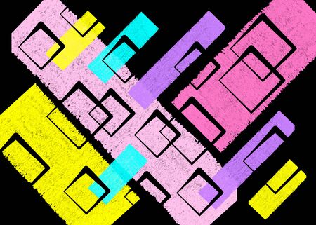 Bright abstract background, modern pattern for textiles, printing, screen saver, web design.の写真素材