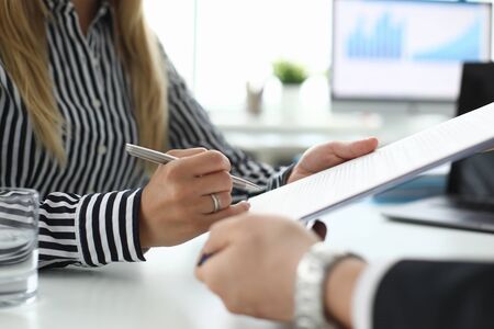Important business documentの写真素材