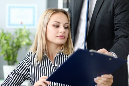 Smart female secretaryの写真素材