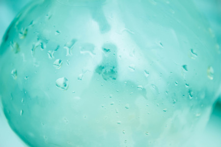 Abstract background, macro droplet of liquid gelの写真素材