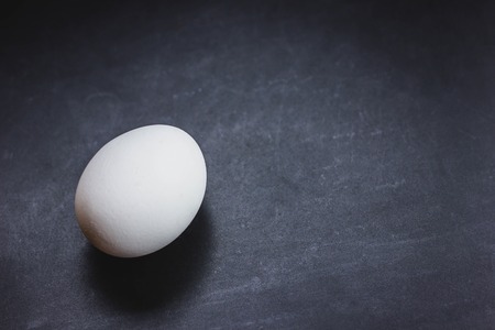 Several eggs on a black background food