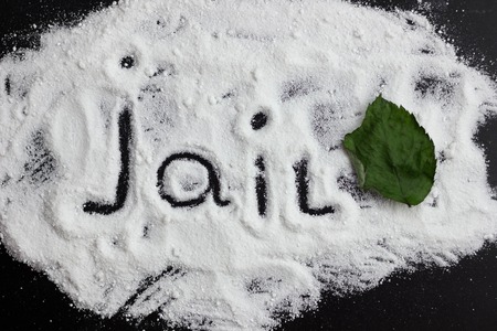 jail. Cocaine prison drug criminalの写真素材