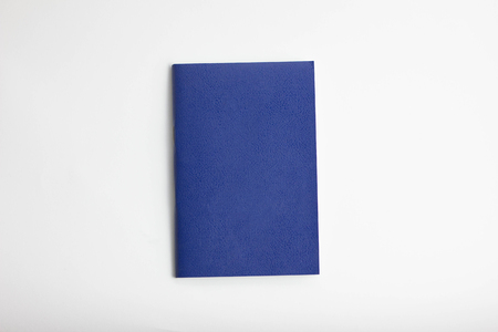 passports on a white background documentの写真素材
