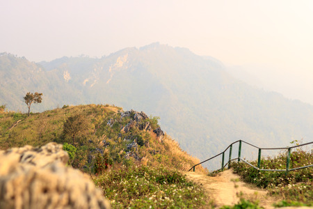 Landscape of mountains, Doi Phatang, Chiang Rai, Thailand.