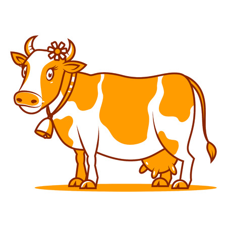 Good cow smilingのイラスト素材