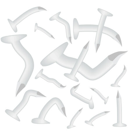 old nails backgroundのイラスト素材