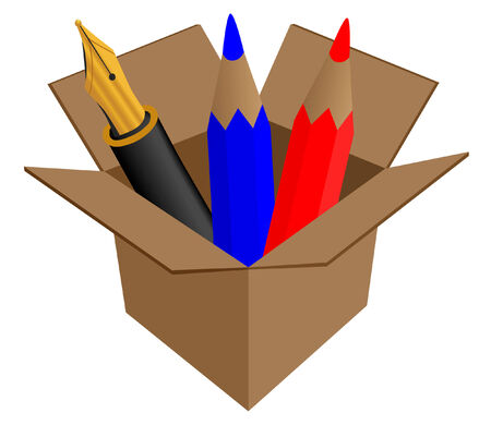 Pen and pensils icon from `Website & Internet icons` seriesのイラスト素材