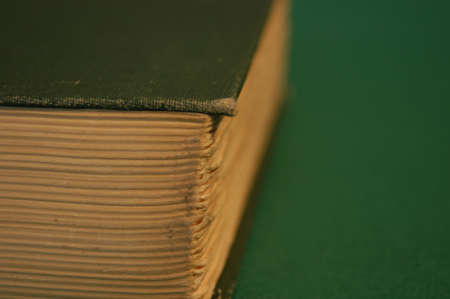 Old book shown in black and whiteの写真素材