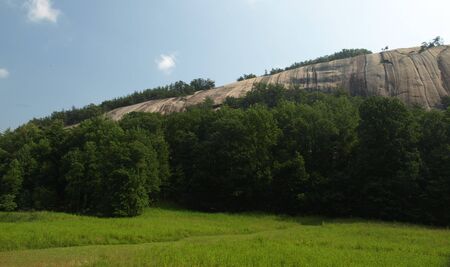 Stone Mountain state park in North Carolinaの写真素材