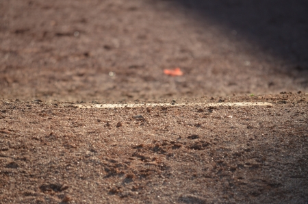 The pictures mound at a baseball field.の写真素材