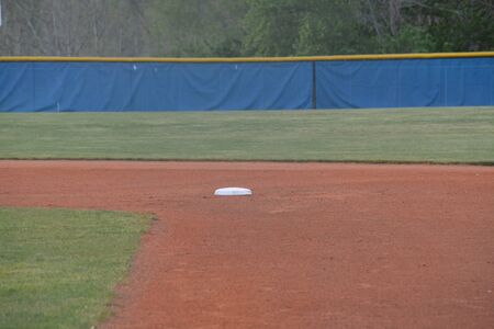 Getting ready to start a new game. Field is prepped!の写真素材