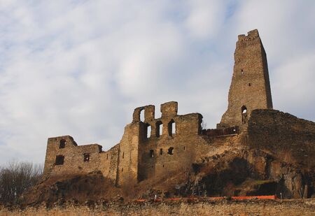 Ruins of the castle Okorの写真素材