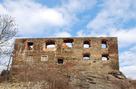 Ruins of the castle Okorの写真素材