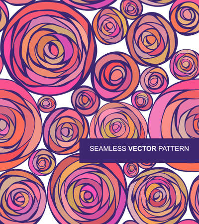 Seamless floral patternのイラスト素材