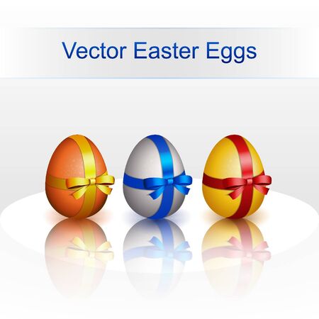 Tree Easter eggsのイラスト素材
