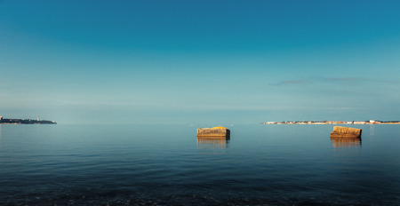 Beautiful Morning At Black Sea In Summer Gelendzhikの写真素材