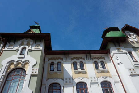 Old Building. Russia, Khabarovsk, Muravyov-Amur Streetのeditorial素材