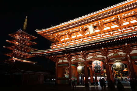 Tokyo / Japan - May 03 2019: Hozomon or