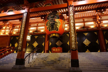 Tokyo / Japan - May 03 2019:  Sensoji temple night view, Asakusa Shrineのeditorial素材
