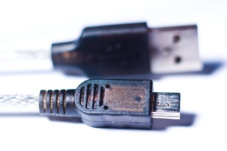 Network cable connector detail isilated on white background
の写真素材