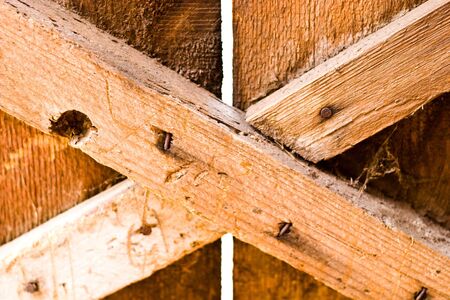 old grey wood textured for abstract bacgroundの写真素材
