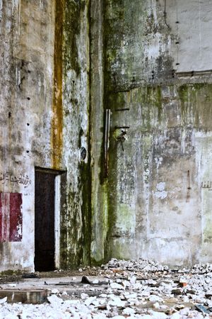 Ruins of a very heavily polluted industrial site, 1890's the place was known as one of the most polluted towns in Europe.
の写真素材