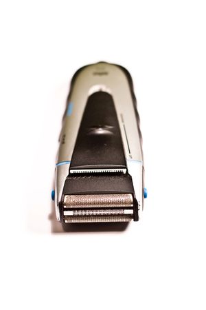 electric shaver isolated on a white backgroundの写真素材