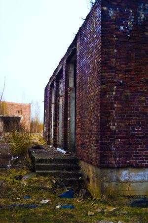 Ruins of a very heavily polluted industrial site, 1890's the place was known as one of the most polluted towns in Europe.
の写真素材