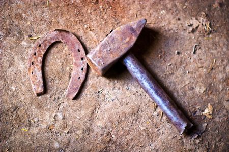 Metal tools useful in every garage, handtoolsの写真素材