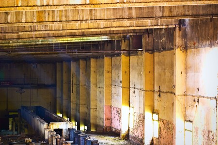 Ruins of a very heavily polluted industrial site, 1890's the place was known as one of the most...