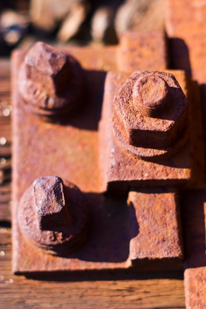 view of the railway track on a sunny dayの写真素材