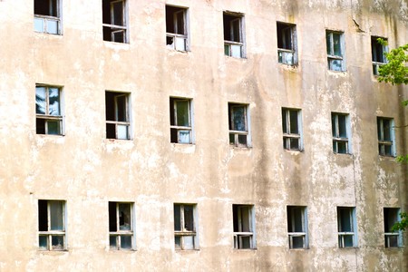 Ruins of a very heavily polluted industrial site, 1890's the place was known as one of the most polluted towns in Europe.
の写真素材