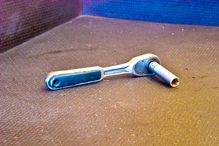 Metal tools useful in every garage, handtoolsの写真素材