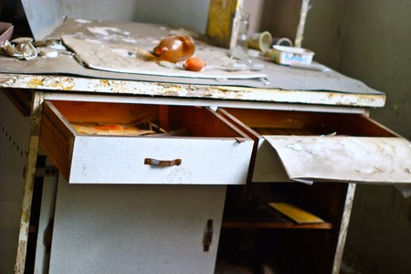Ruins of a very heavily polluted industrial site, 1890's the place was known as one of the most polluted towns in Europe.
の写真素材