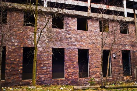 Ruins of a very heavily polluted industrial site, 1890's the place was known as one of the most polluted towns in Europe.
の写真素材