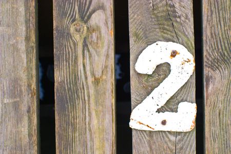 number on painted background, more in this number series の写真素材