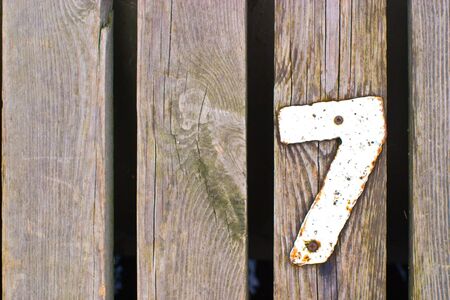 number on painted background, more in this number series の写真素材