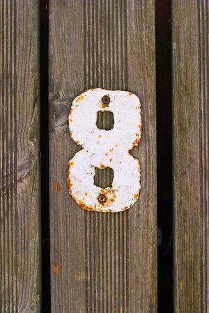 number on painted background, more in this number series の写真素材