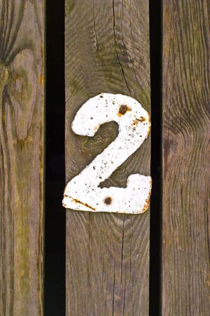 number on painted background, more in this number series の写真素材