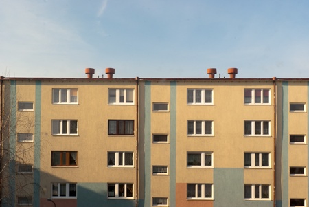 historic architecture of the building on a bright sunny day