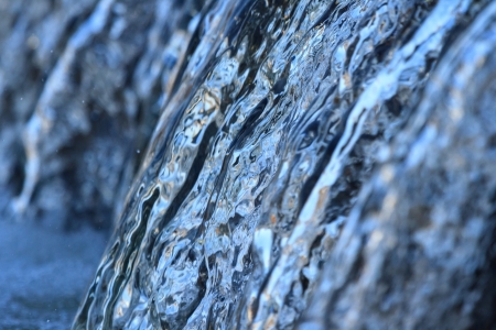 Water plummets many feet down the face, nature seriesの写真素材