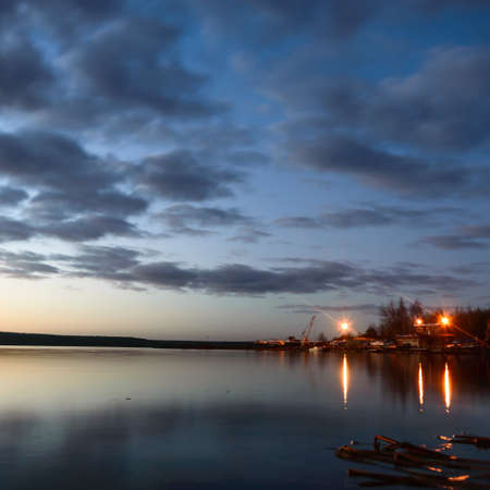 sun behind the clouds on a warm day, nature seriesの写真素材