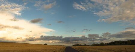 blue sky, natural clouds, nature series