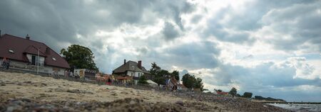 blue sky, natural clouds, nature seriesの写真素材